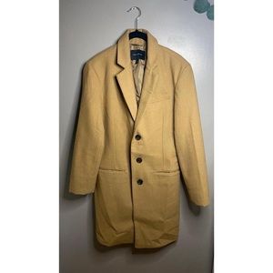 Tan Banana Republic Long Coat